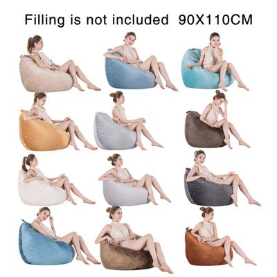 Stuffed Toy Storage Bean Bag Chair Extra Large Pouch Sofa Cover (Filling Is Not Included) 90X110CM