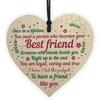Christmas Wooden Heart Tree Ornament