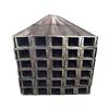 Black U-Shaped Steel Channel