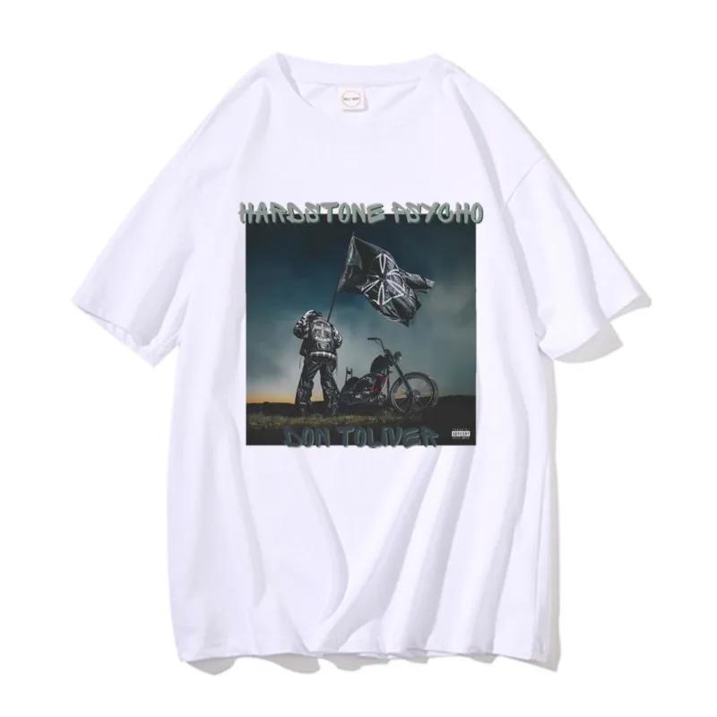 Rapper Don Toliver Tričko Hardstone Psycho Hudební Album Trička Unisex Dámská Hip Hop Oversized Trička Unisex Vintage Streetwear