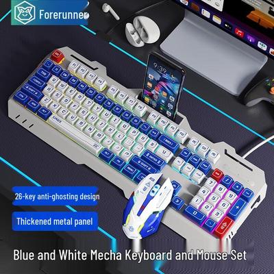 EWEADN GX90 Wired Gaming Keyboard and Mouse Set
