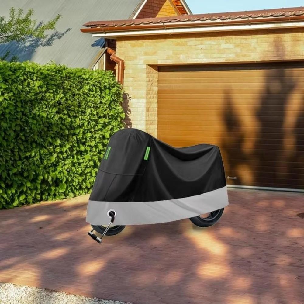 Thickened Motorcycle Cover Waterproof Dustproof Sunscreen Dust Cover Practical Rain Protection Electric Vehicle Cover Outdoor