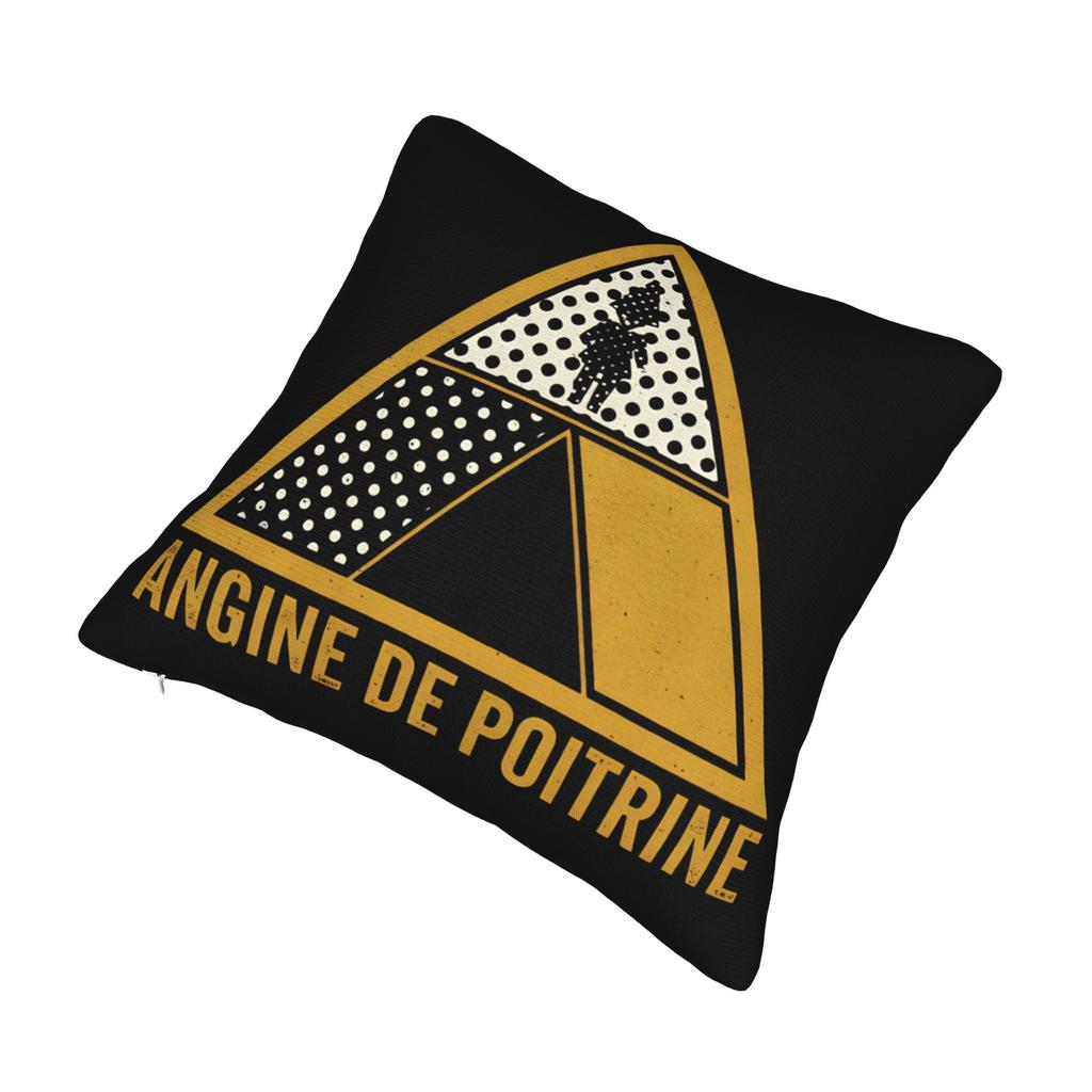 Angine De Poitrine Pillowcase Printing Fabric Cushion Cover Decor Pillow Case Cover Home Zippered 45*45cm
