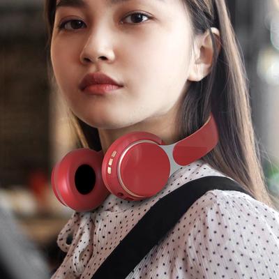 FG-07S Wireless Bluetooth Headset Folding Telescopic Subwoofer Stereo Sound Plug Card Sports Computer Headset