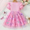 Aufgepufftes Geburtstagspartykleid für Kleinkinder und