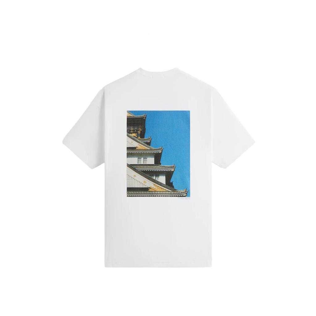 Kith Osaka Castle Tee White Men Tops KHM033236-101