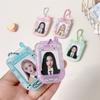 Cute Cartoon Keychain Card Case Sturdy Hard Plastic Compact Design Keyings For Students And Office Workers