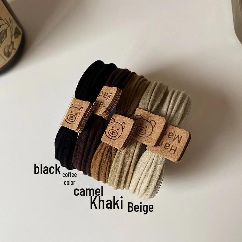 

Безшовна високоеластична пов язка на голову з ведмедиком і набір зачісок у хвіст