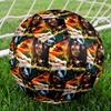 Indian Wolf Indoor Soccer Ball Size 5 Colorful All Ages Machine Stitched PVC Competition Ready Durable High-Bounce