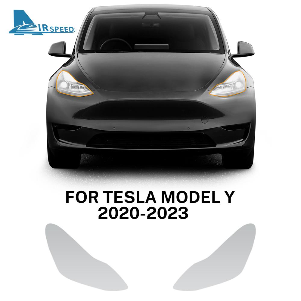 Pre-cut PPF Car Headlight Protective Film TPU For Tesla Model 3 Y X S - Rearview Mirror Transparent Scratch Resistant