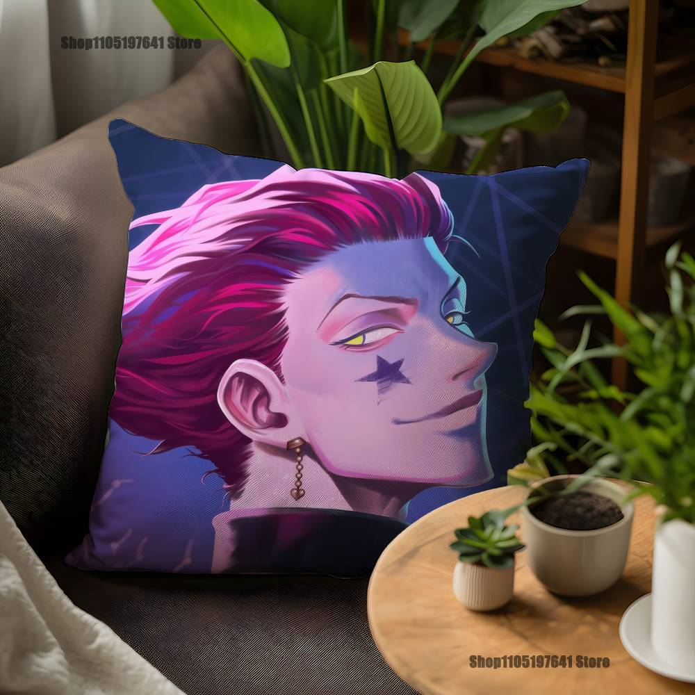 Аниме H-Хисока M-Морроу Наволочка Для Декора Дивана Автомобиля Офисного Помещения Печатная Наволочка Декорации и Защита 12x12Inch