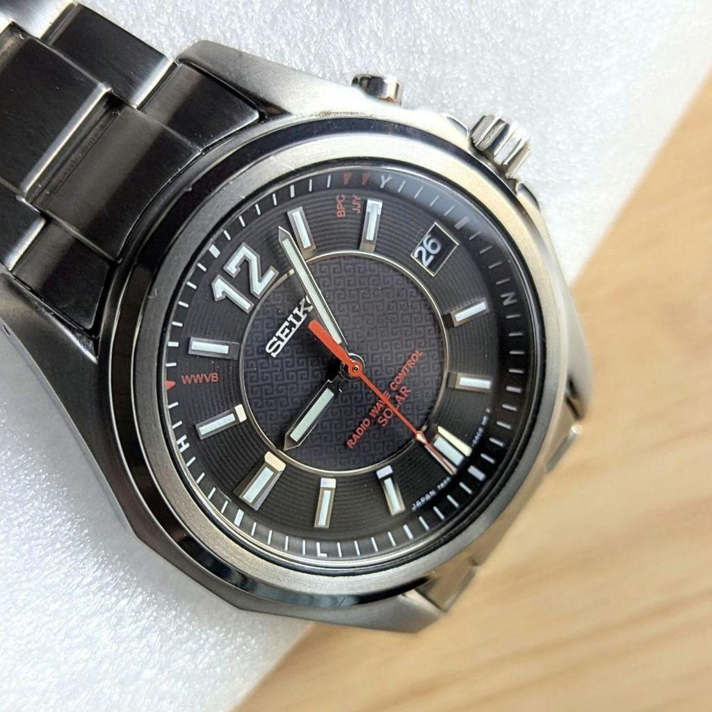 [USED] SEIKO Watch 7B24 0AB0 Working Solar Titanium