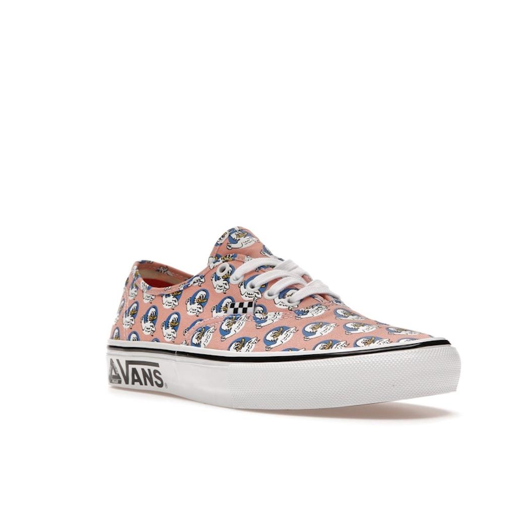 Vans Palace X Skate Authentic Jeremy the Duck - Salmon Unisex Sneakers Pink White Royal VN0A4BWN6VL