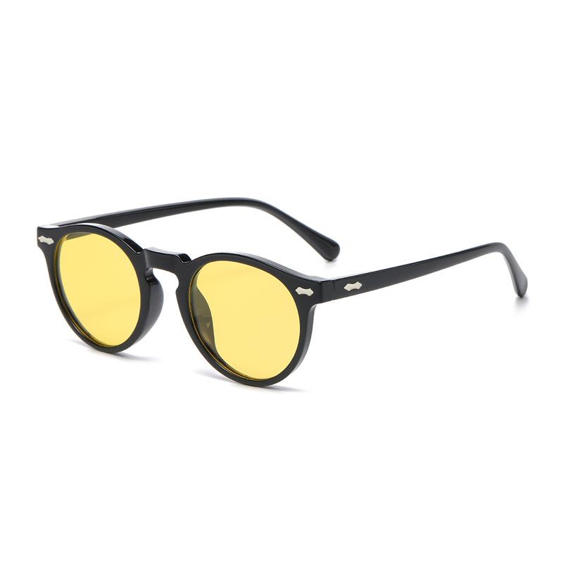 New Style Of Retro Glasses Round Fashion Mita Sunglasses Personalized Sunglasses JH3053