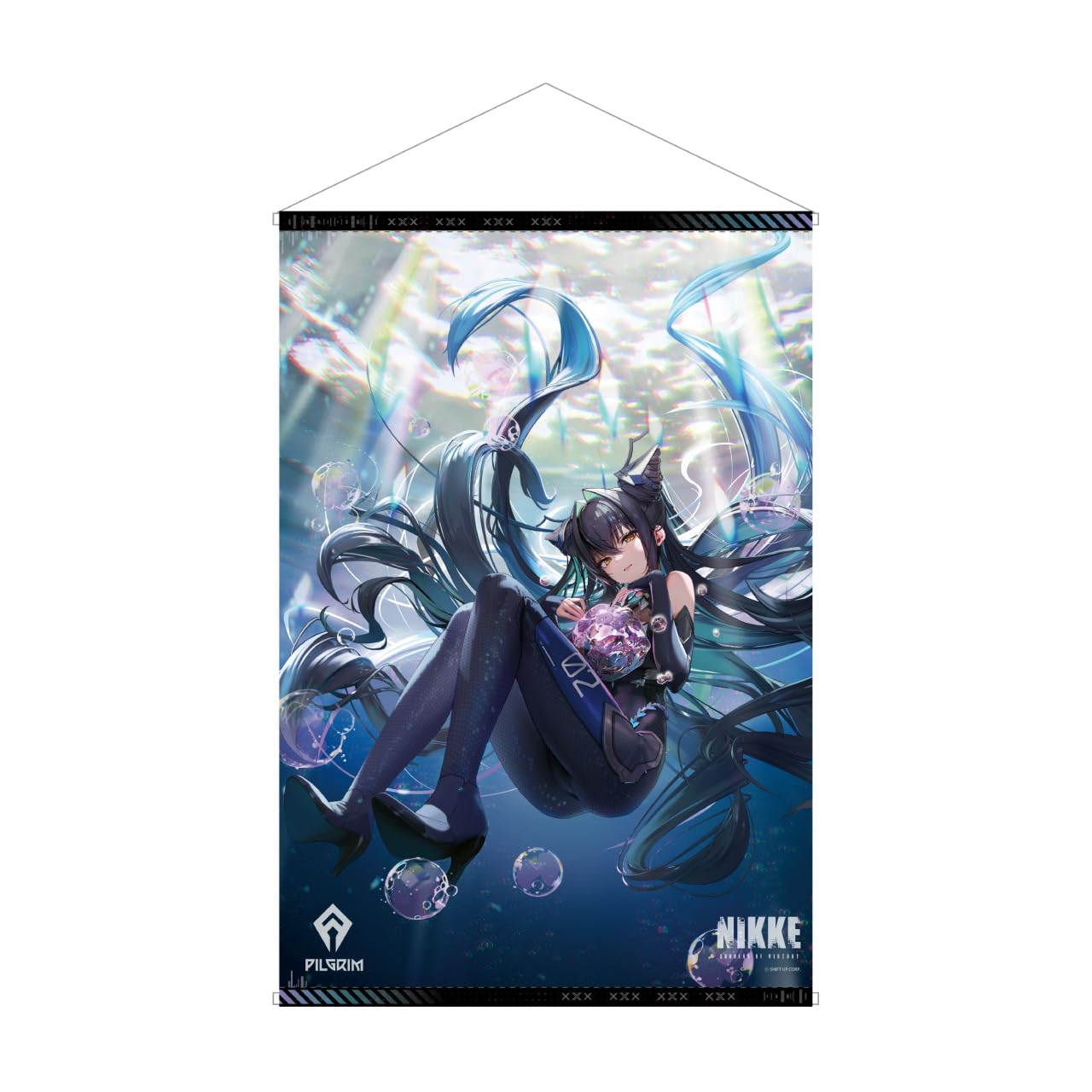 

Algernon Products Goddess of Victory: NIKKE B2 Tapestry, Little Mermaid, Approx. H728 x W515mm, Suede