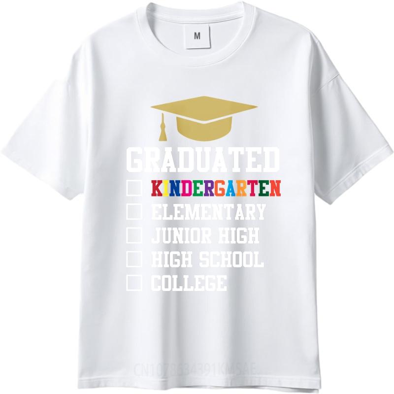 Adult For her Oneck tshirt Cotton Graduated Kindergarten EleUnisextary Junior High High School College Classic Unisex Teeshirt