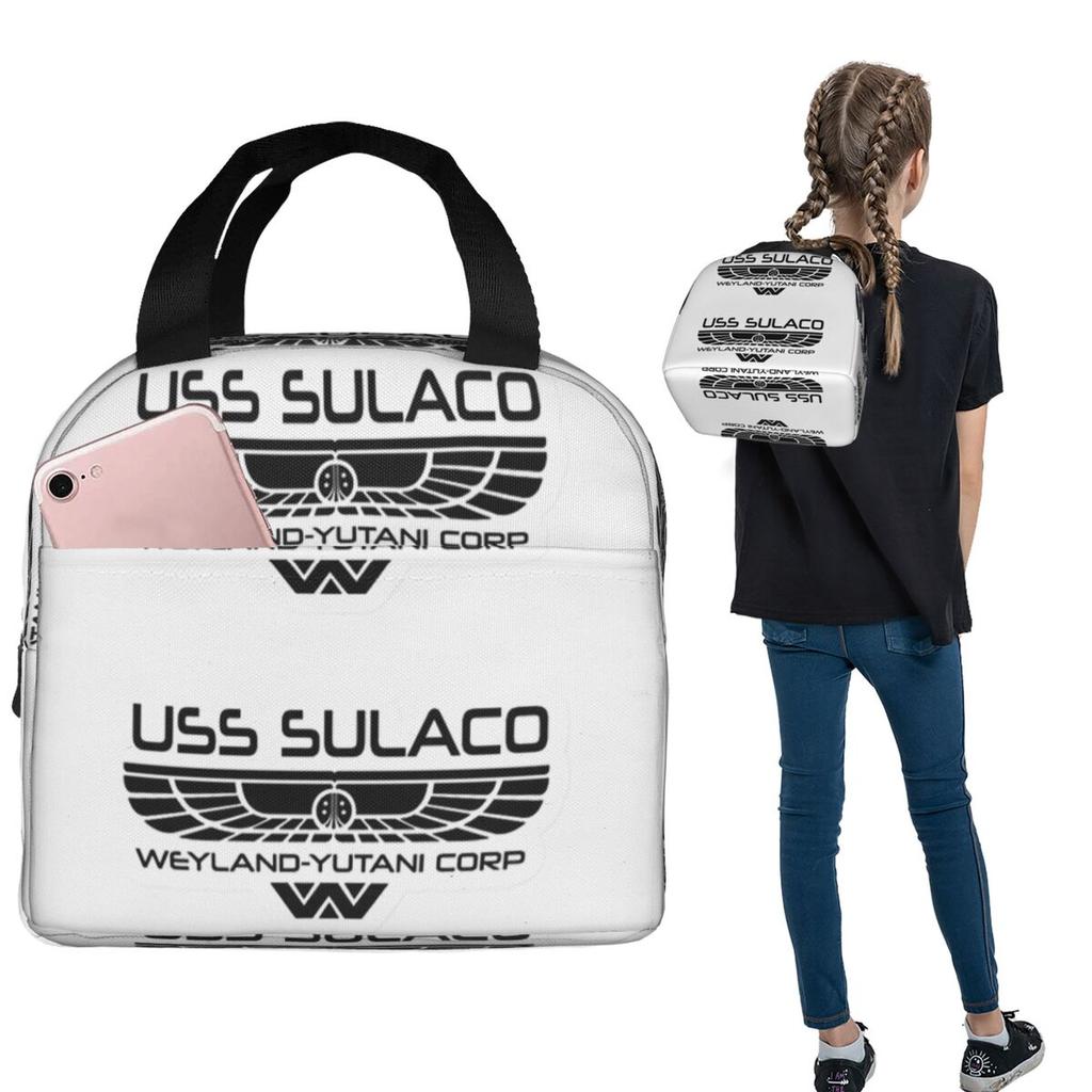 USSed Sulaco Insulated Lunch Bag for Women Kids Portable Food Boxes Thermal Lunch Box Tote