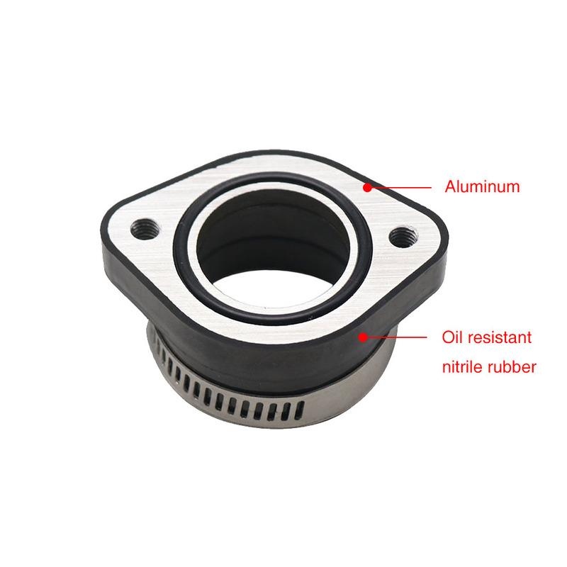 ZSDTRP Motorcycle Carburetor Adapter Inlet Intake Pipe For PE26 28 30 PWK21 24 26 28 30 Carburetor Fit 110 125 150 190cc Engine