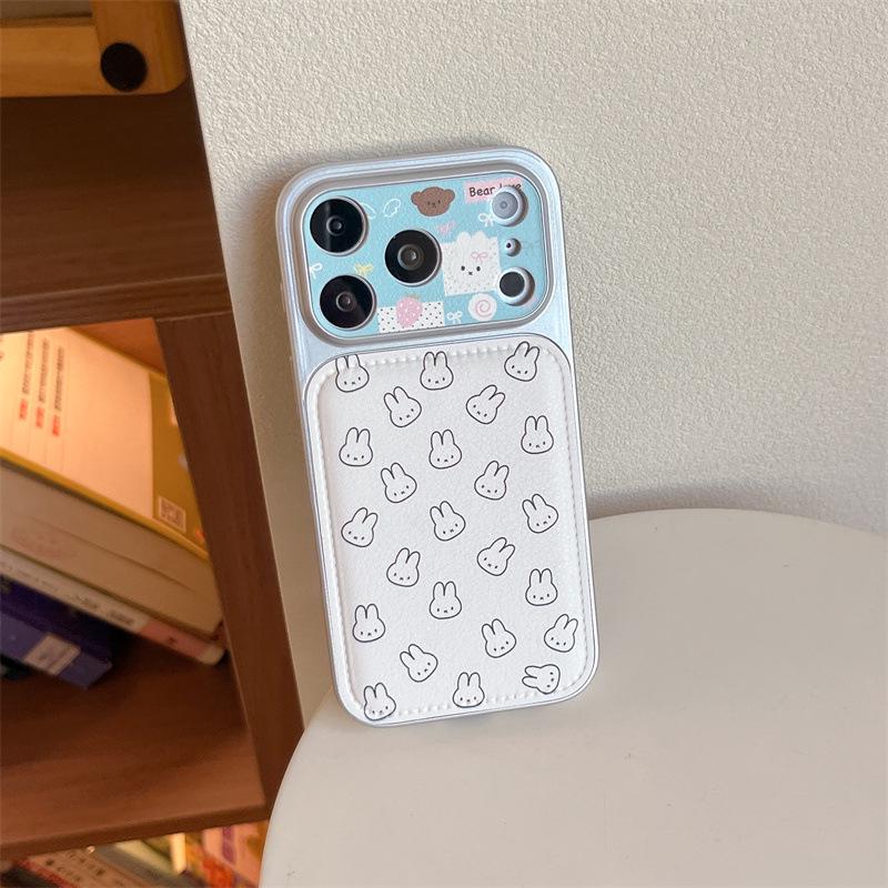 

Fresh Blue & White Striped Rabbit Phone Case for iPhone 17/16 Pro Max/15/14 (Women s) 17 Pro Max
