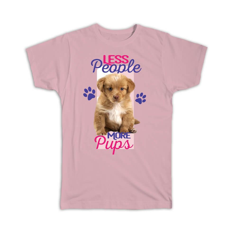 Gift T-Shirt : Golden Retriever Puppy Dog Pet Animal Cute Pastel Pink Baby