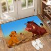 Vintage L-LionS K-King Cartoon Carpet For Living Room Sofa Decor Modern Rug Floor Mat For Men Bedroom Durable Area Rugs