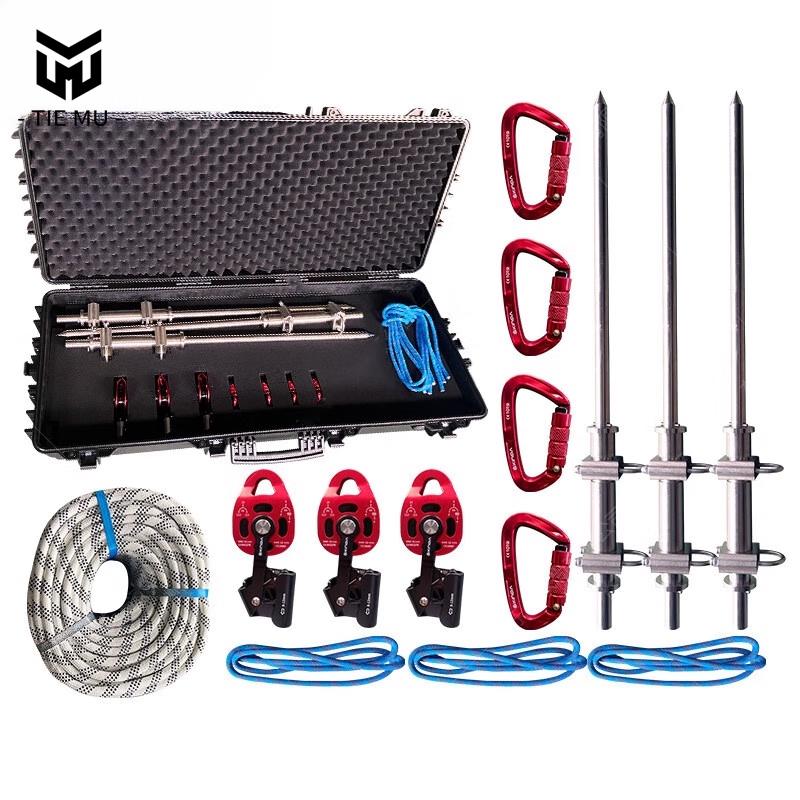 

Portable Mudflat Anchor & Rescue Fixator Set