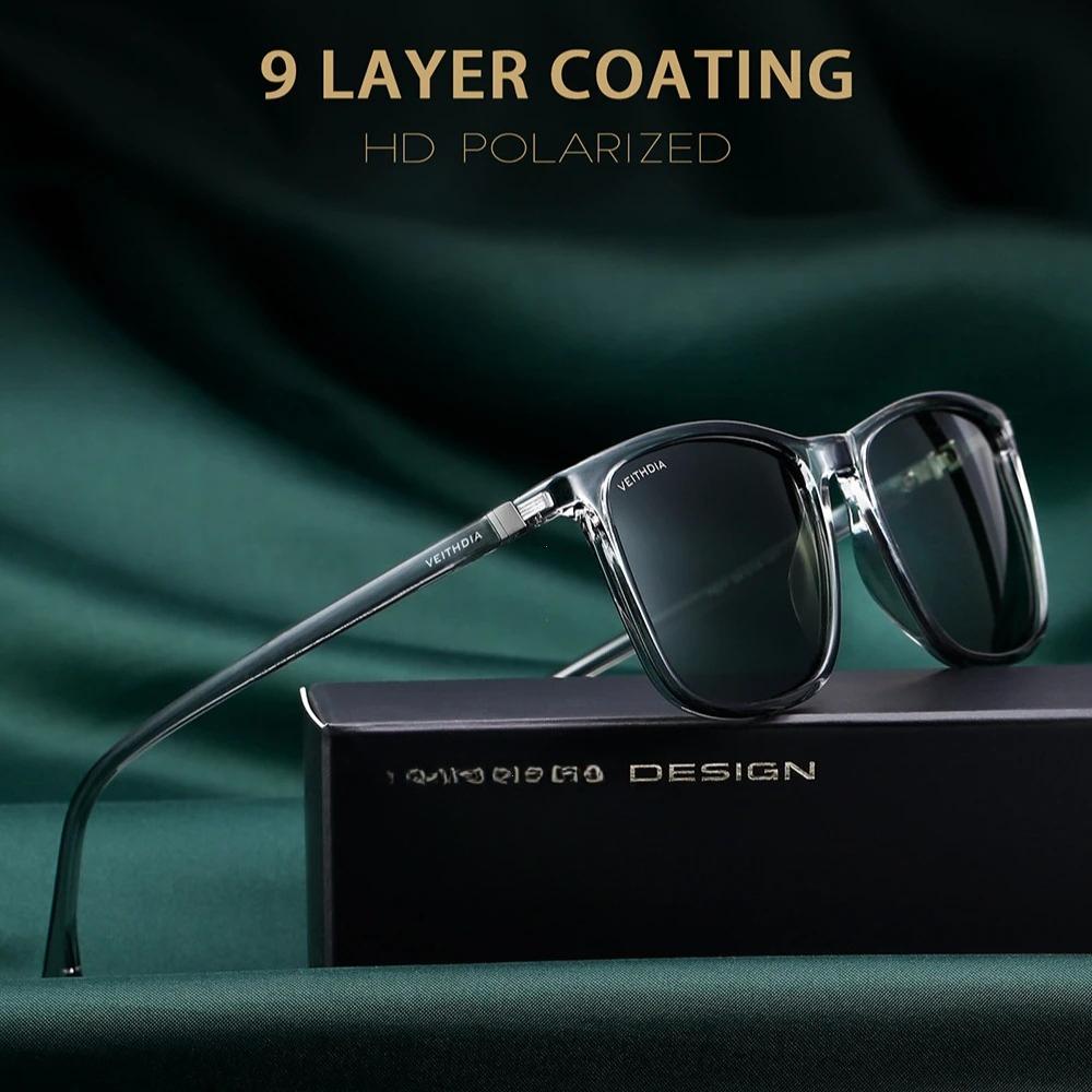 Brand New Sunglasses Unisex Retro TR90 Sunglasses Polarized UV400 Lens Vintage Eyewear Sun Glasses For Men Women Luxury
