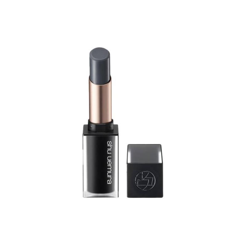 Shu Uemura lipstick [Immediate Expiration] Colorless Limited Luxurious Black Matte Pre-Makeup Lipstick, Moisturizing and Natural 3g чёрный