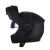 Winter Warm Motorcycle Helmet with Flip-up Double Visor for Electric Scooters and Off-road Riding