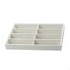 Eyeglass Display Tray with Storage, Box, Watch And Jewelry Organizer, Made of Soft Velvet