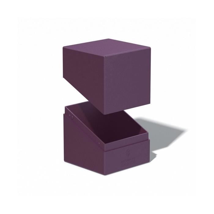 Boîte de rangement pour cartes de jeu Ultimate Guard Boulder Return To Earth 100+ - Violet