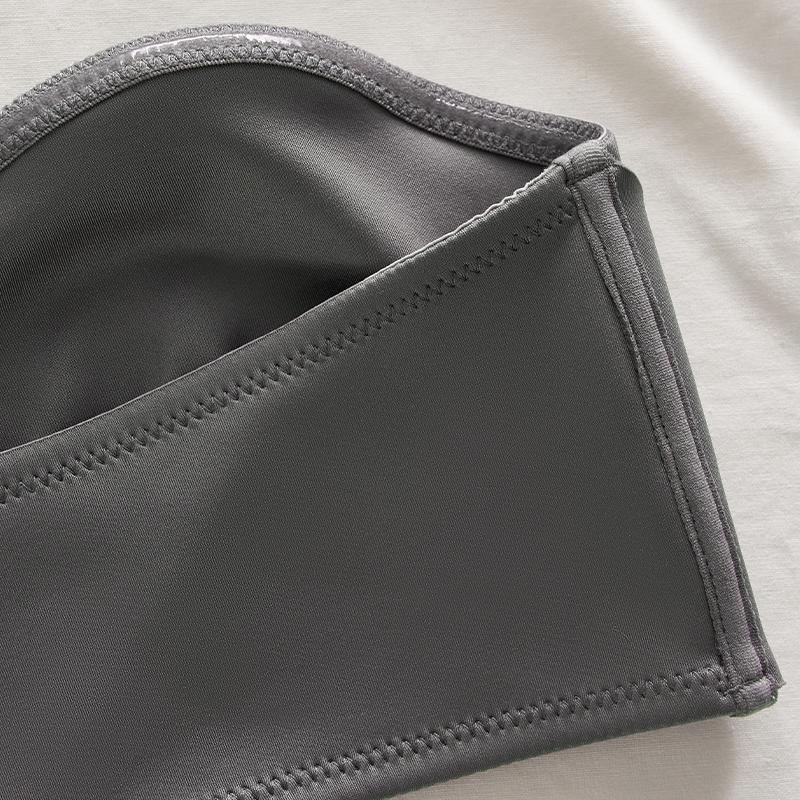 Women's Front-button Strapless Bralette Bras Wirefree Invisible Comfortable Bandeau Bra Underwear