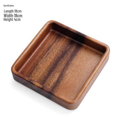 Abay Minimalistische Holzschale für Obst und Snacks