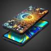 Moon Sun Phone Case For Xiaomi Redmi Note 14 13 5G 10 11 12 Pro Plus 4G 14C 13C 12C 10C Black Cover