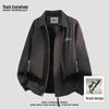 MARK FAIRWHALE Men's Casual Lapel Flight Jacket