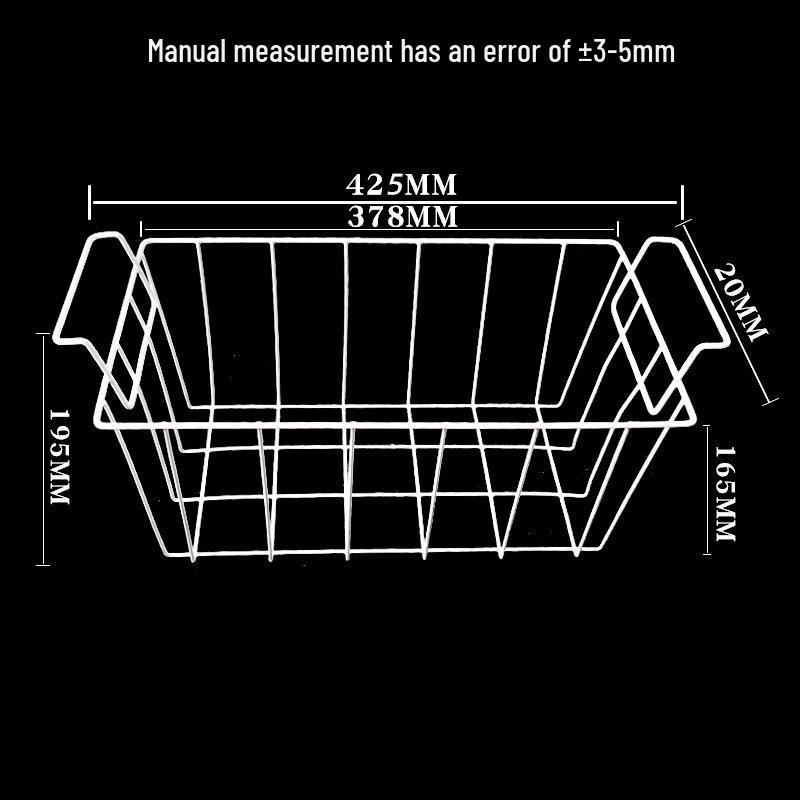 Universal Multi-Layer Hanging Freezer Storage Rack Basket