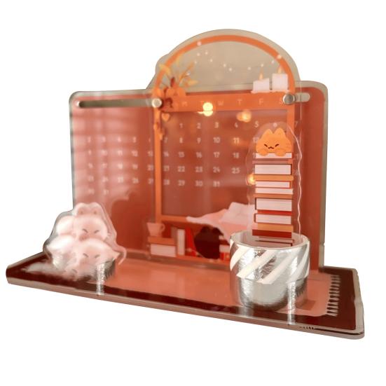 

Акриловая доска для сухого стирания с подставкой для настольного использования без переворота B