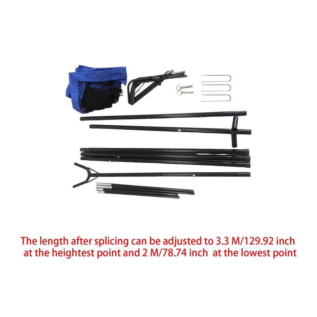 Volleyball Training Net Setting Net Bag Lightweight Iron Frame Practice Net