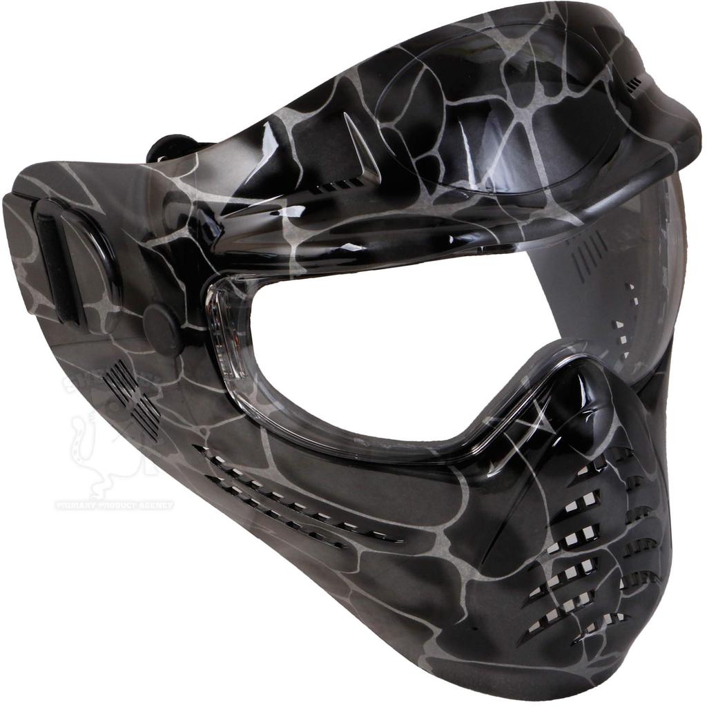 SHENKEL Full Face Guard Black Face Guard for Sports and Airsoft Goggles, Snake,
