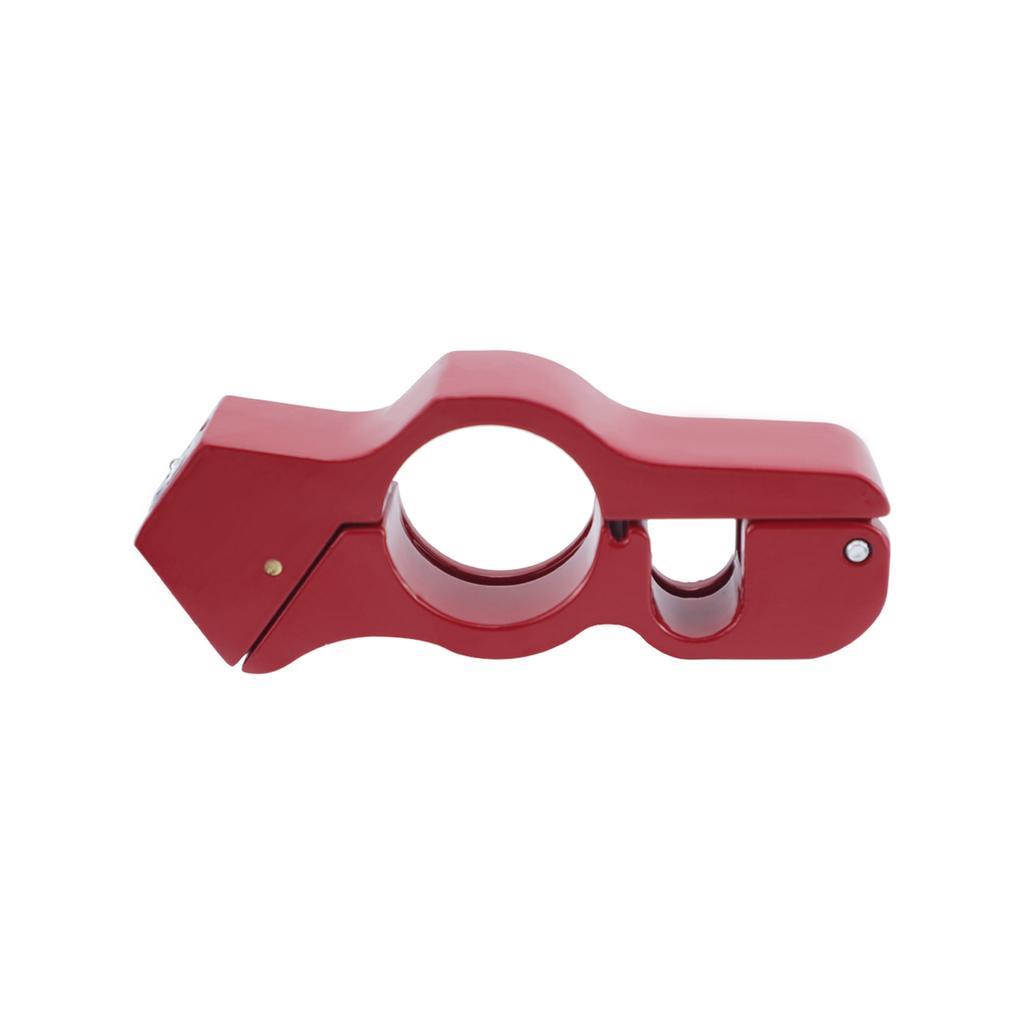 Motorcycle Grip Lock, Heavy Duty Anti Theft Helmet and Brake Lock Secures Bike, Scooter, Moped, ATV (Red)