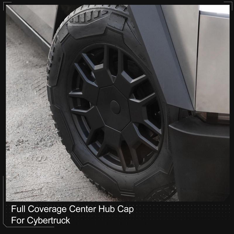 M63K-Wheel Hub Center Caps For Tesla Cybertruck 2024 Accessories Center Wheel Covers 4PCS