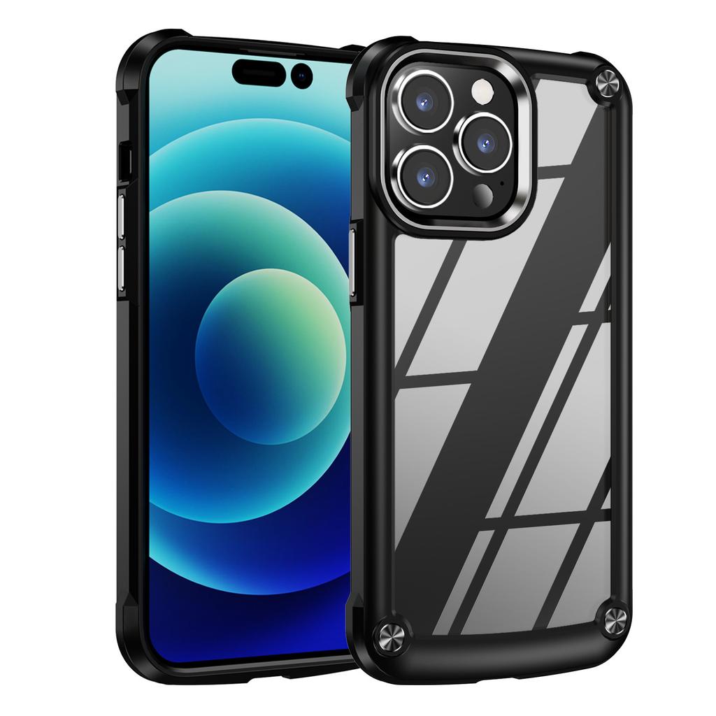 Applicable iPhone15promax Mobile Phone Case Super Anti-drop Apple 14 Transparent Protective Case 13 Wholesale 12