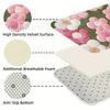 Vibrant Floral Bath Mat – Ultra-Soft, Quick-Dry & Non-Slip Rug for Bathroom, Kitchen & Entryway, Ideal Housewarming Gift
