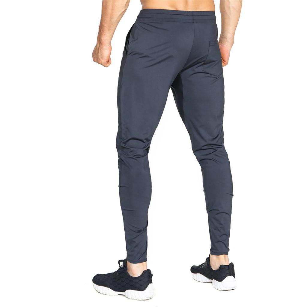 BROKIG Leichte und dehnbare Jogginghose für Fitnessstudio und Training Größe Herren (Dunkelgrau, XL)