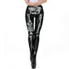 Halloween 3D Skull Print Pants Halloween 3D Skull Print Ankle Tight Leggings