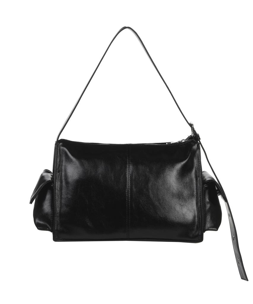 Nick&Nicole Side Pocket Shoulder Bag_Black
