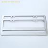 1pcs Car Number Plate License Frame Cover Aluminum Photo Frame Car Personalized Modified Stainless Steel License Plate