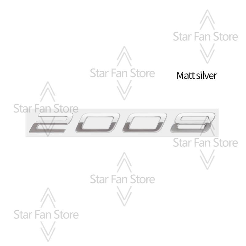 Metal For New Peugeot 3008 2008 5008 Logo Badge 3D Stickers Fender Emblem m Decal Auto Accessories Letter Decoration Car Styling