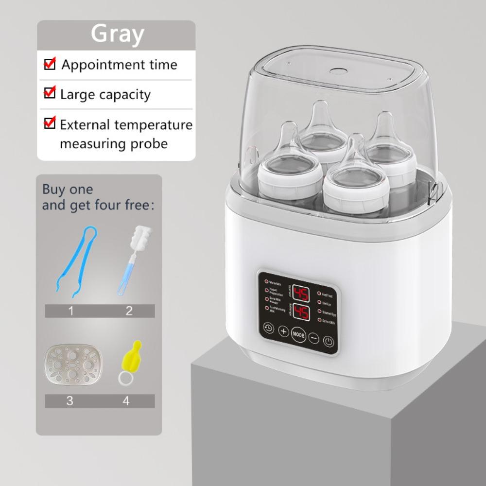 

Constant Temperature Milk Warmer Wireless Bottle Insulation Cover New Nighttime Milk Warmer Travel Grey Appointment Type