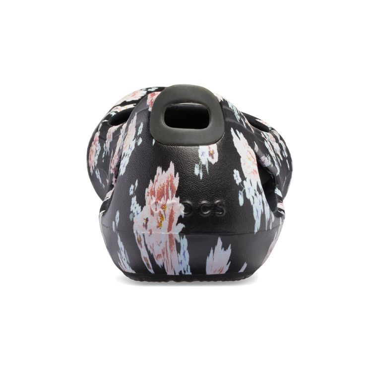 Crocs Kadee Módní duté květinové ploché sandály Dámské sandály Černé 205862-97J